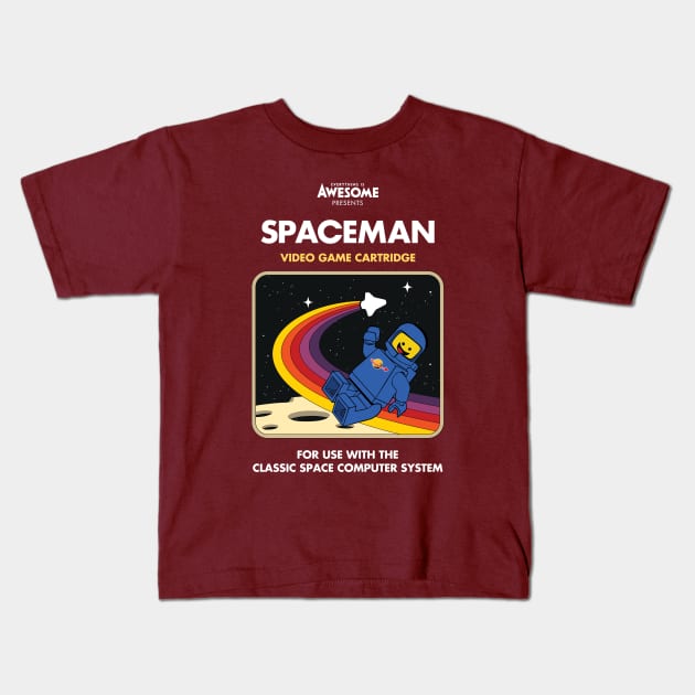 Spaceman 2 Kids T-Shirt by The Brick Dept